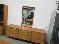 Scandinavian Style Dresser with Mirror
