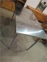 Metal Top Table 59"x29" - Adjustable Height