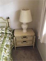 White Bedside Stand ( 26" W x 16" x 27" T)
