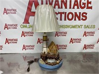 Lighthouse and marina lamp