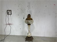Amazing Antique Oil Lamp