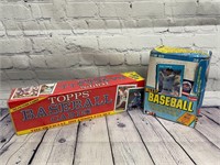 Topps and Fleer Baseball Trading Cards 1987-1988