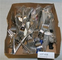 FLAT OF NEW SALESMEN SAMPLES FLATWARE