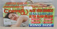 NEW COPPER X ALOE VERA BAMBOO KING SIZE PILLOW