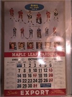 MAPLE LEAF GARDENS 1951 OCTOBER NHL ALL STARS