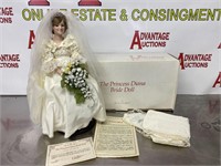 Princess Diana bride porcelain doll