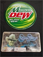 Contemporary Mountain Dew Sign