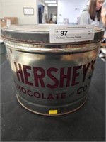 Hershey's Chocolate Canister
