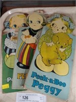 (3) Vintage Child Peek -a-Boo Books