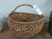 Antique Wicker Woven Basket