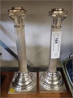 Silver Plated Candlestick Holders