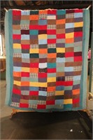 Early Double Sided Patchwork Quilt