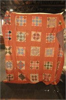 Awesome Early Hand Made Quilt