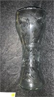 Beautiful heavy vase. 12” tall