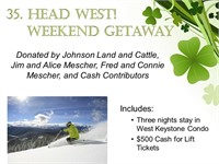 Head West! Weekend Getaway!