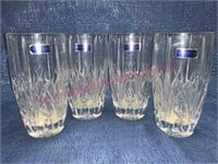 (4) Marquis Waterford Brookside hiball glasses