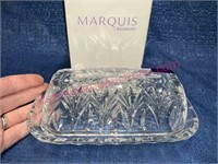 Marquis Waterford Canterbury covered butter dish