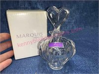 Marquis Waterford heart sentiment perfume bottle