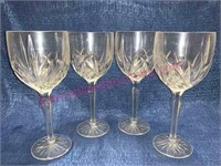 (4) Marquis Waterford 8.5in goblets