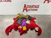 Lot of TY beanie babies