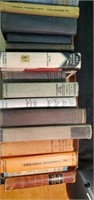Lot of vintage books. Titles included: From