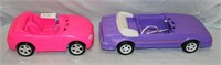 1993 AND 1996 BARBIE CARS