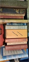 Lot of vintage books.  Some titles included: The