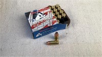 (25) Hornady American 115gr 9mm Luger HP Ammo