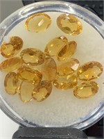 6.17CT TOTAL WEIGHT 15 CITRINE STONES