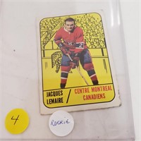 Jacques Lemaire rookie card Montreal Canadians