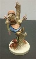 Hummel Figurine 56/B Girl in Tree with Dog