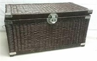 Wicker Storage Trunk 16x16x31"