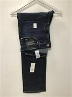 BANANA REPUBLIC MID-RISE SKINNY JEANS SIZE: 32