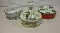 Three Collectible Tins Incl. Irving Oil