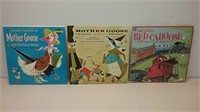 Two Mother Goose & Little Red Caboose LP Records