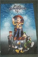Disney Kingdom Hearts Flag Poster 40x26.5