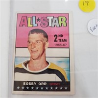 Bobby Orr rookie Topps hockey card 1967-68