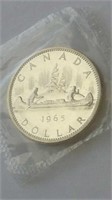 1965 Canada Silver Dollar Unc