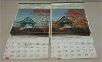 Two Hillsboro Downey Oil Ltd. Calendars 1982