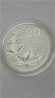 2011 Canada Fine Silver $20 Maple Leaf Coin NO