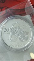 2013 Canada Fine Silver $20 Santa Coin NO TAX