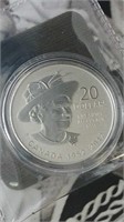 2012 Canada Fine Silver $20 Queen Coin NO TAX