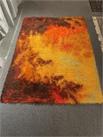 Mid Century Modern Knotted Rug
