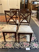 Set of 4 X Back Chairs