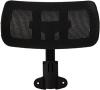 Lorell Hi-Back Chair Mesh Headrest-Black-Nylon