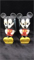 Vinatge MIckey Mouse cast Iron Book Holders