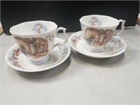 Vintage Set of 2 Royal Doulton Winter Jill Barklem