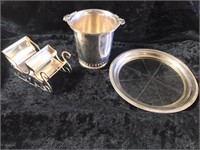 Lot of Sterling Silver Sleigh, Dish, and Cup