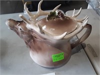 Rare Department 56 Majestic Stag Elk Hand Teapot