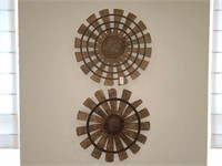2PC WOOD WALLHANGINGS